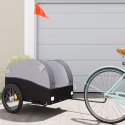 Cette remorque de vélo polyvalente et robuste sera idéale pour le transport de marchandises lourdes grâce à sa capacité de ch ...
