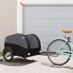 Cette remorque de vélo polyvalente et robuste sera idéale pour le transport de marchandises lourdes grâce à sa capacité de ch ...