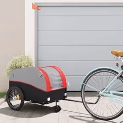 Cette remorque de vélo polyvalente et robuste sera idéale pour le transport de marchandises lourdes grâce à sa capacité de ch ...