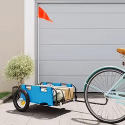 Cette remorque de vélo est parfaitement adaptée à toutes les fins de transport en la connectant à votre vélo. Construction ro ...
