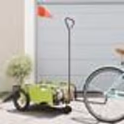 vidaXL Remorque de vélo vert tissu oxford et fer