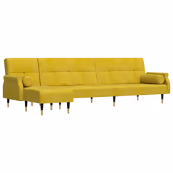 VidaXL 3157225, Jaune, mousse, Métal, Polyester, Polywood, 2160 mm, 890 mm, 700 mm