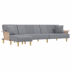 VidaXL 3157238, Gris, mousse, Polyester, Polywood, 2790 mm, 1400 mm, 700 mm