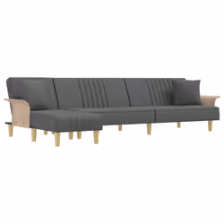 VidaXL 3157239, Gris, mousse, Polyester, Polywood, 2790 mm, 1400 mm, 700 mm