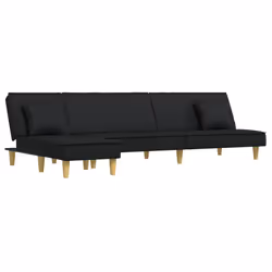 VidaXL 3157249, Noir, mousse, Polyester, Polywood, 2550 mm, 1400 mm, 700 mm