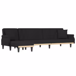 VidaXL 3157279, Noir, mousse, Polyester, Polywood, 2160 mm, 890 mm, 700 mm