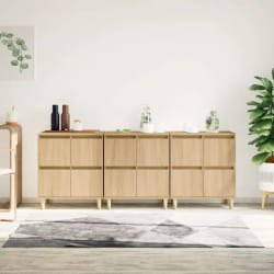VidaXL Buffets 3 pcs - Chêne sonoma