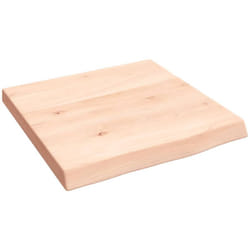 Vidaxl - Comptoir de salle de bain 40x40x(2-4) cm bois massif non traité
