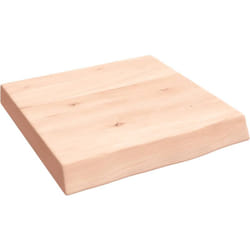 Vidaxl - Comptoir de salle de bain 40x40x(2-6) cm bois massif non traité