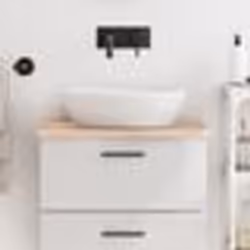 vidaXL Comptoir de salle de bain 60x30x2 cm bois massif non traité