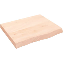 Vidaxl - Comptoir de salle de bain 60x50x(2-6) cm bois massif non traité