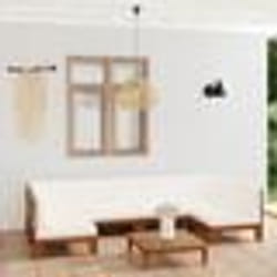 vidaXL Comptoir de salle de bain 60x60x2 cm bois massif non traité