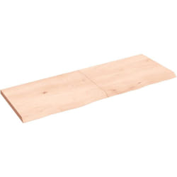 Vidaxl - Comptoir de salle de bain 140x50x(2-4)cm bois massif non traité