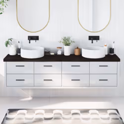 Vous envisagez de rénover vos comptoirs chez vous ? Ce comptoir de salle de bain en bois est un choix parfait ! Construction  ...
