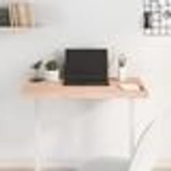 vidaXL Dessus de table 80x40x(2-4) cm bois de chêne massif non traité
