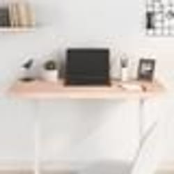vidaXL Dessus de table 100x40x(2-4) cm bois de chêne massif non traité