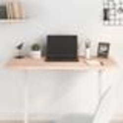 vidaXL Dessus de table 100x50x2 cm bois de chêne massif non traité