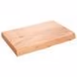 vidaXL Dessus de table marron clair bois chêne massif traité