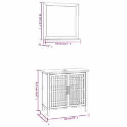 VidaXL 3185783 ensemble de meuble de salle de bain - Vue supplémentaire 8