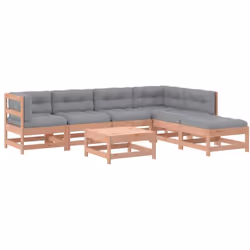 Ce salon de jardin en bois, qui se démarque par son design à lattes et ses coussins moelleux, sera un excellent supplément à ...