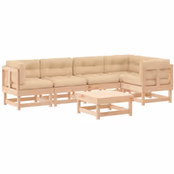 Ce salon de jardin en bois, qui se démarque par son design à lattes et ses coussins moelleux, sera un excellent supplément à ...