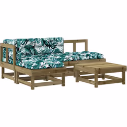 Ce salon de jardin en bois, qui se démarque par son design à lattes et ses coussins moelleux, sera un excellent supplément à  ...