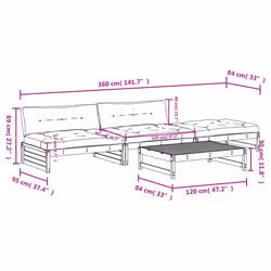 VidaXL 3186115 ensemble de meubles de jardin - Vue supplémentaire 8