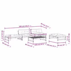 VidaXL 3186117 ensemble de meubles de jardin - Vue supplémentaire 8