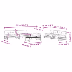 VidaXL 3186124 ensemble de meubles de jardin - Vue supplémentaire 8