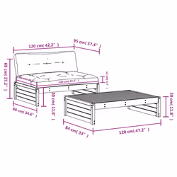 VidaXL 3186133 ensemble de meubles de jardin - Vue supplémentaire 8