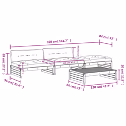 VidaXL 3186138 ensemble de meubles de jardin - Vue supplémentaire 8