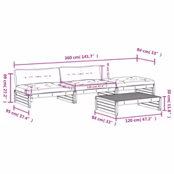 VidaXL 3186143 ensemble de meubles de jardin - Vue supplémentaire 8