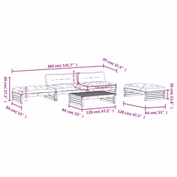 VidaXL 3186145 ensemble de meubles de jardin - Vue supplémentaire 8