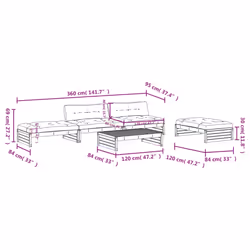 VidaXL 3186150 ensemble de meubles de jardin - Vue supplémentaire 8