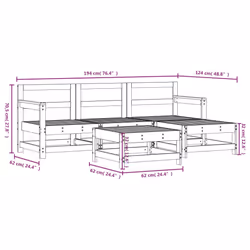 VidaXL 3186184 ensemble de meubles de jardin - Vue supplémentaire 7