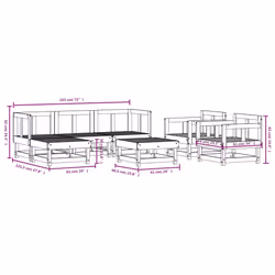 VidaXL 3186208 ensemble de meubles de jardin - Vue supplémentaire 8