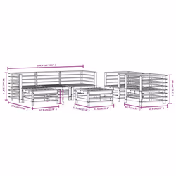 VidaXL 3186236 ensemble de meubles de jardin - Vue supplémentaire 8