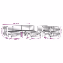 VidaXL 3186241 ensemble de meubles de jardin - Vue supplémentaire 8