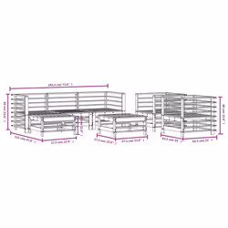 VidaXL 3186264 ensemble de meubles de jardin - Vue supplémentaire 8