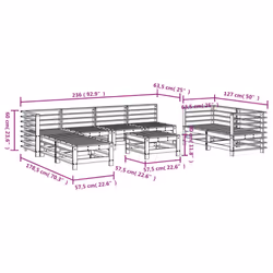 VidaXL 3186304 ensemble de meubles de jardin - Vue supplémentaire 7