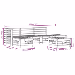 VidaXL 3186327 ensemble de meubles de jardin - Vue supplémentaire 7