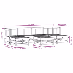 VidaXL 3186348 ensemble de meubles de jardin - Vue supplémentaire 7