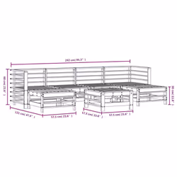 VidaXL 3186397 ensemble de meubles de jardin - Vue supplémentaire 7