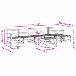VidaXL 3186425 ensemble de meubles de jardin - Vue supplémentaire 8