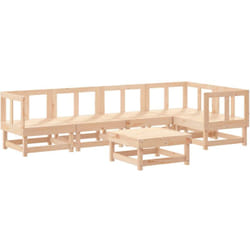 Vidaxl - Salon de jardin 6 pcs Bois de pin massif