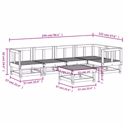 VidaXL 3186450 ensemble de meubles de jardin - Vue supplémentaire 8
