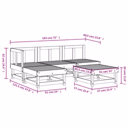 VidaXL 3186521 ensemble de meubles de jardin - Vue supplémentaire 7