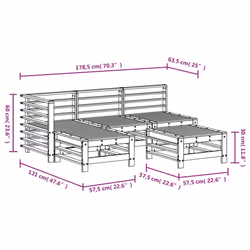 VidaXL 3186556 ensemble de meubles de jardin - Vue supplémentaire 7