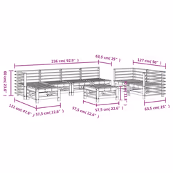 VidaXL 3186584 ensemble de meubles de jardin - Vue supplémentaire 7