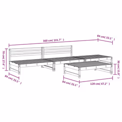 VidaXL 3186594 ensemble de meubles de jardin - Vue supplémentaire 6